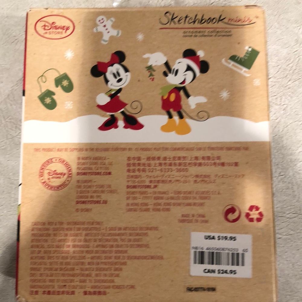 Disney Snow White Sketchbook minis 4 ornaments - Picture 6 of 6